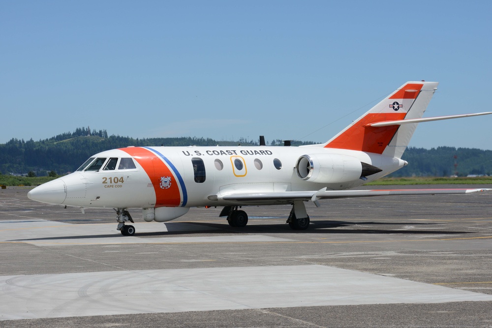 Coast Guard jet finds final home at Sector Columbia River, Ore.