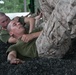 Recruits practice martial arts techniques during training on Parris Island