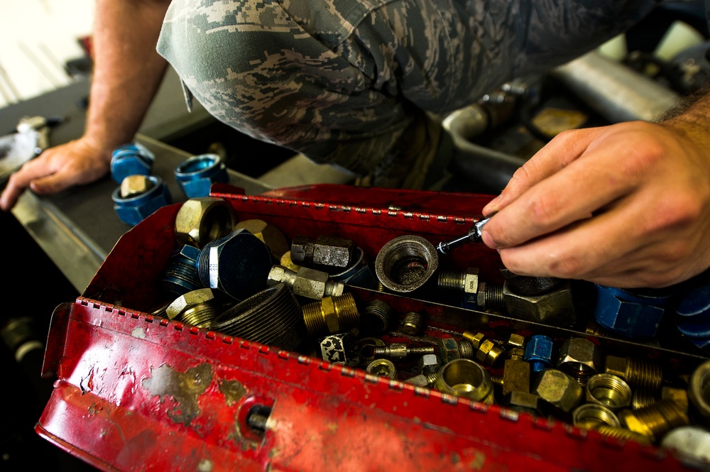 Vehicle maintainers keep wheels rolling