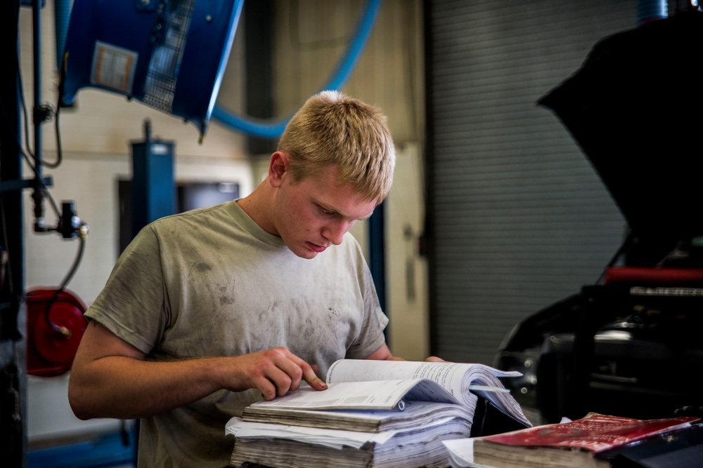 Vehicle maintainers keep wheels rolling