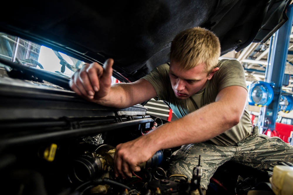 Vehicle maintainers keep wheels rolling