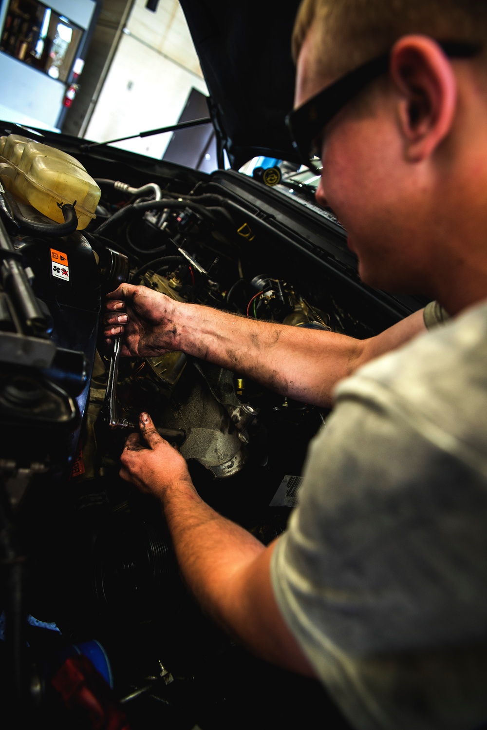 Vehicle maintainers keep wheels rolling