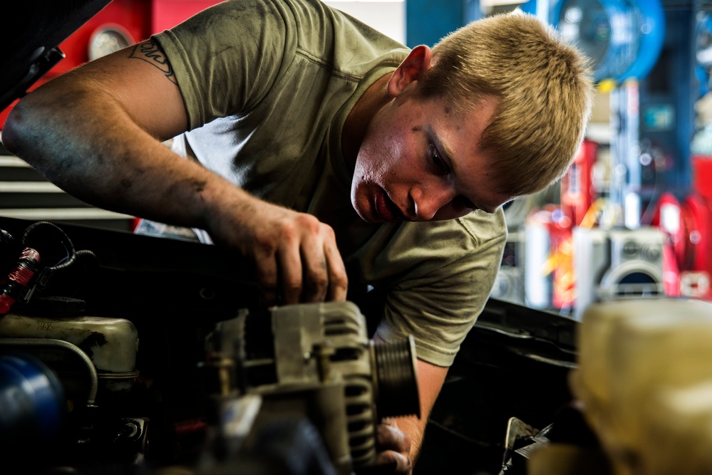 Vehicle maintainers keep wheels rolling