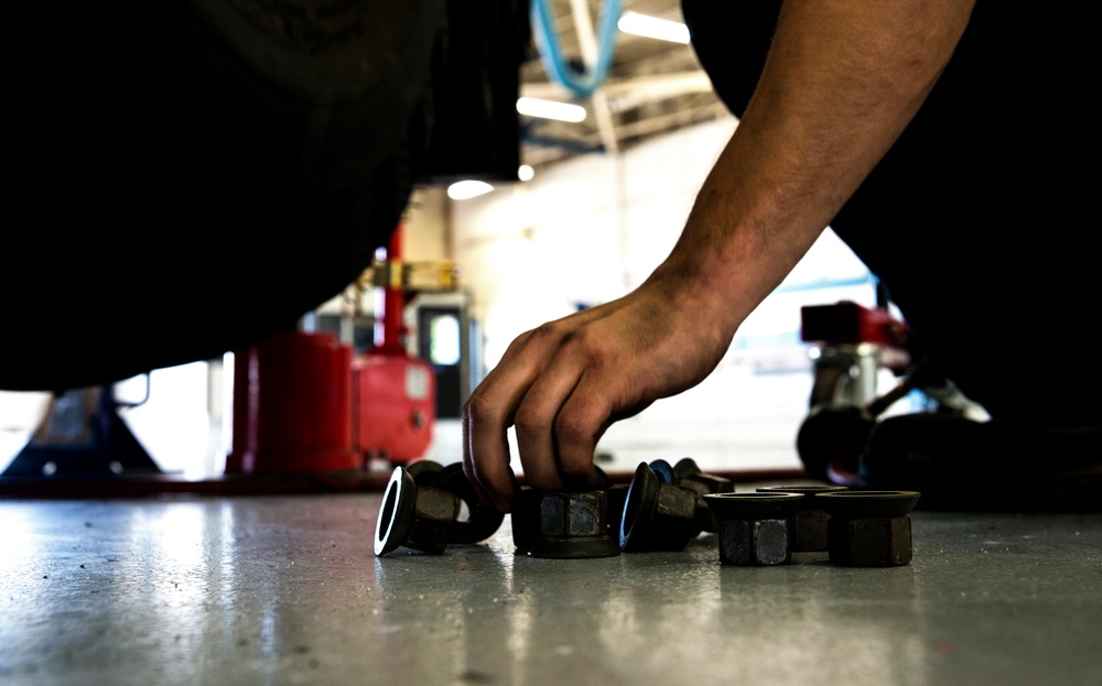 Vehicle maintainers keep wheels rolling