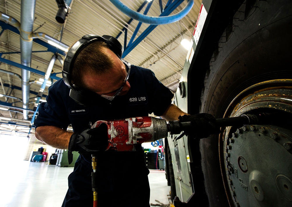 Vehicle maintainers keep wheels rolling