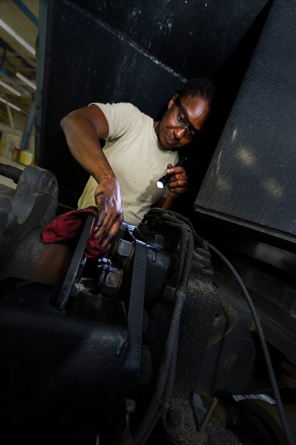 Vehicle maintainers keep wheels rolling