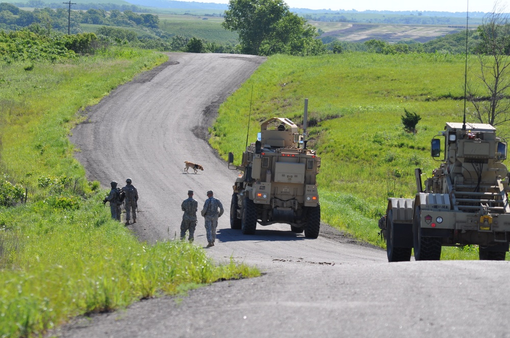 Army trains on clearing roads of IEDs