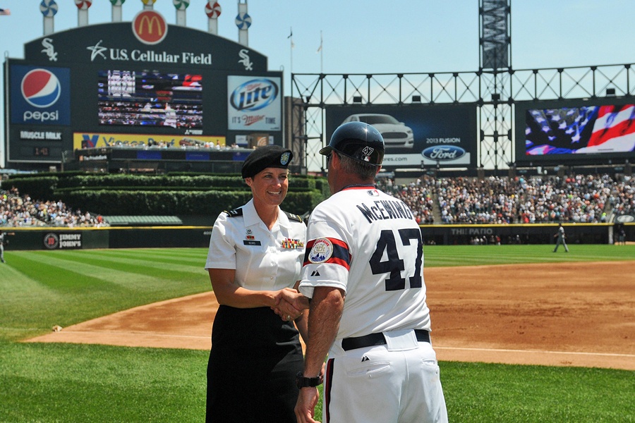 Soldier recognized as Chicago White Sox 'Hero of the Game'