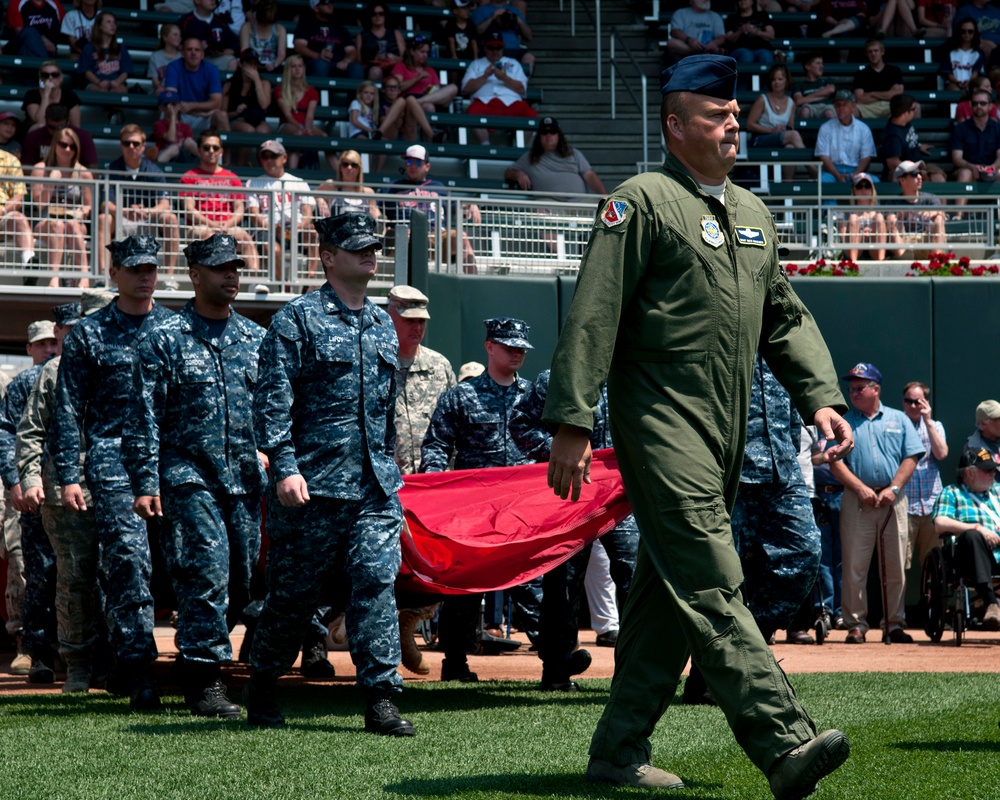 Onto the field