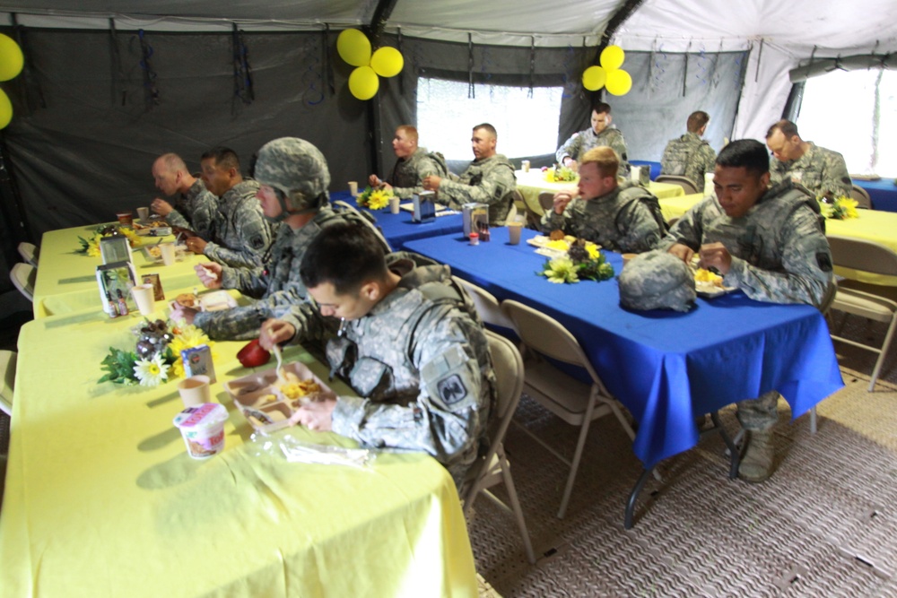 16th CAB tests their food in field conditions