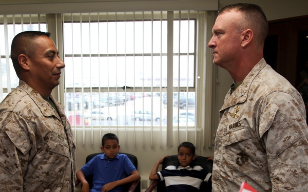 Lt. Col. Rizzo promotion ceremony