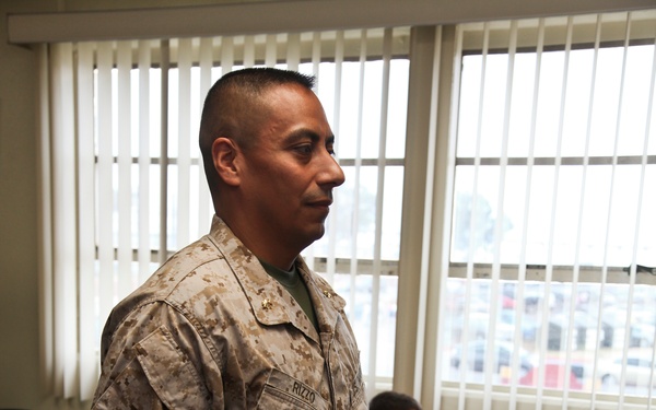 Lt. Col. Rizzo promotion ceremony