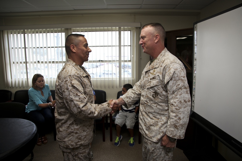 Lt. Col. Rizzo promotion ceremony