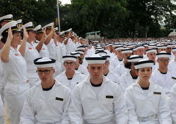 Induction Day at US Naval Academy