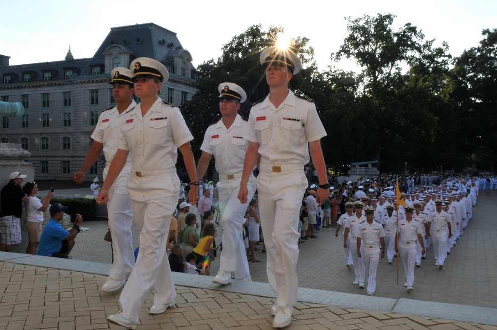 Induction Day at US Naval Academy