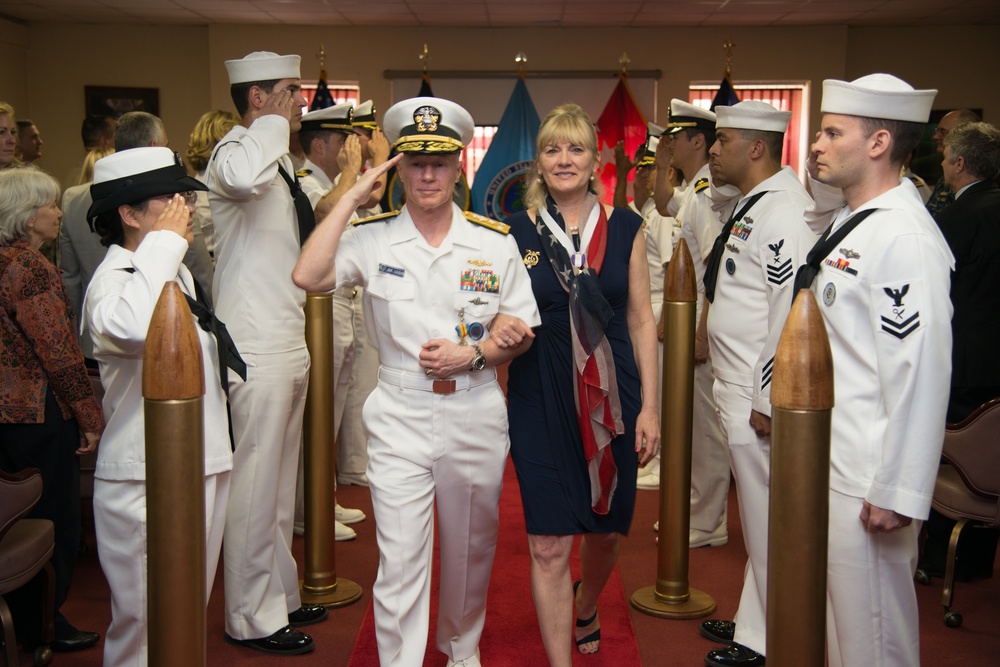 Vice Adm. Charles J. 'Joe' Leidig Jr.'s retirement ceremony