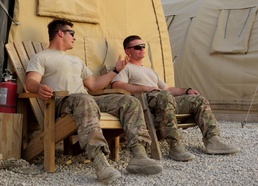 Soldier re-enlists brother in Afghanistan
