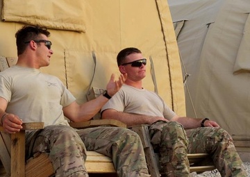 Soldier re-enlists brother in Afghanistan