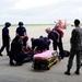 Coast Guard Air Station Atlantic City, NJ, crew transfers medevaced patient