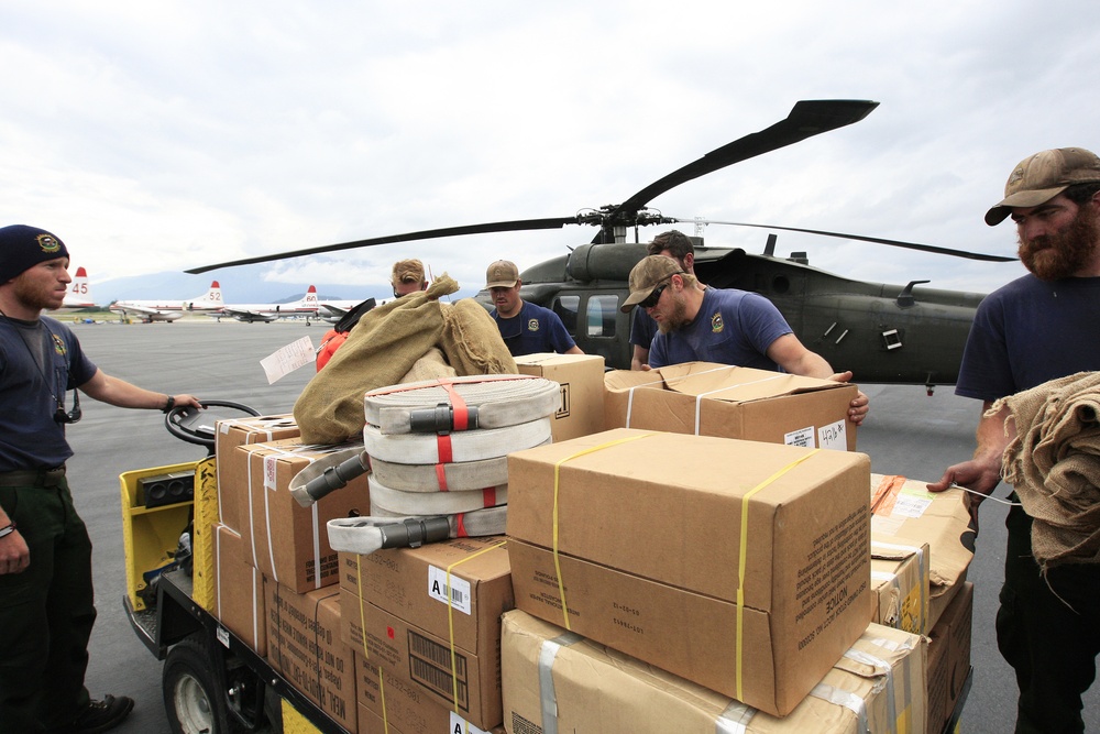 Alaska Guard soldiers support wildfire missions