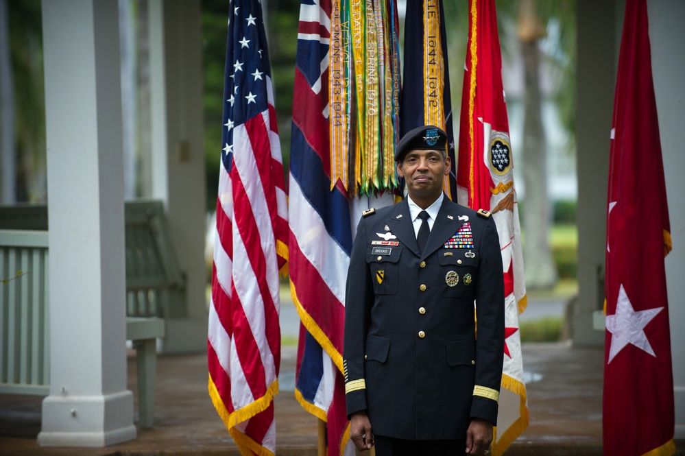 Gen. Brooks promotion ceremony