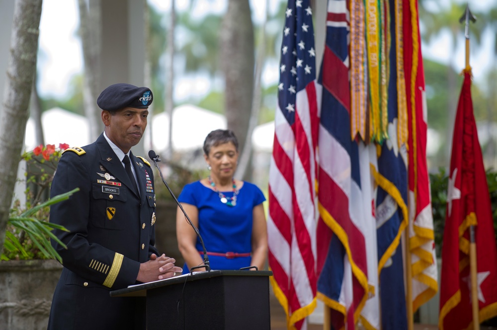 Gen. Brooks promotion ceremony