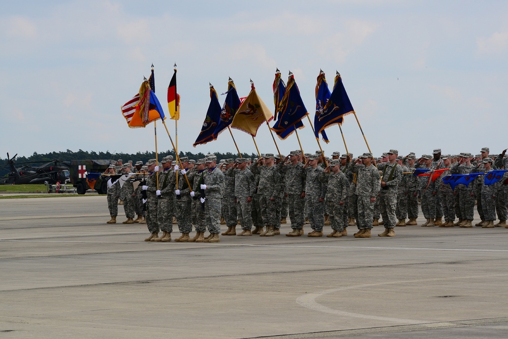 12th Combat Aviation Brigade change of command ceremony