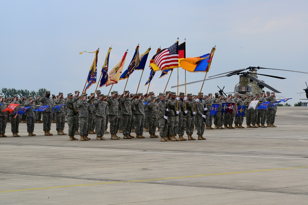 12th Combat Aviation Brigade change of command ceremony