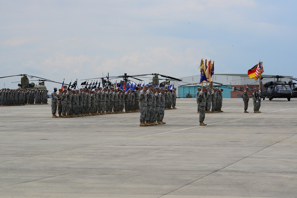 12th Combat Aviation Brigade change of command ceremony