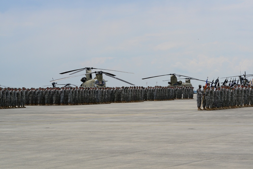 12th Combat Aviation Brigade change of command ceremony