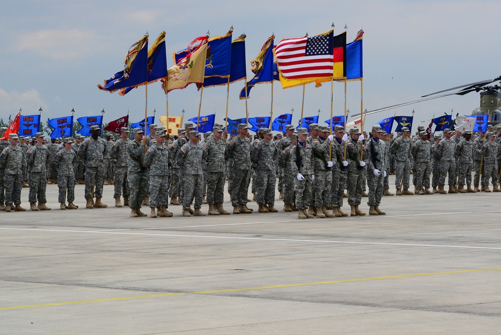 12th Combat Aviation Brigade change of command ceremony