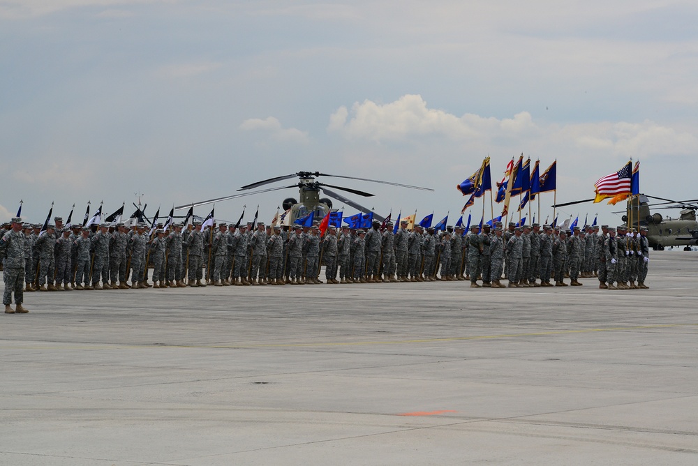 12th Combat Aviation Brigade change of command ceremony