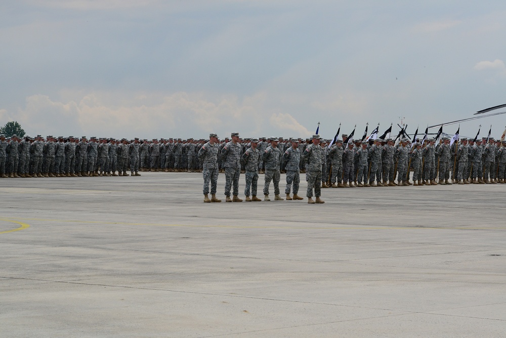 12th Combat Aviation Brigade change of command ceremony