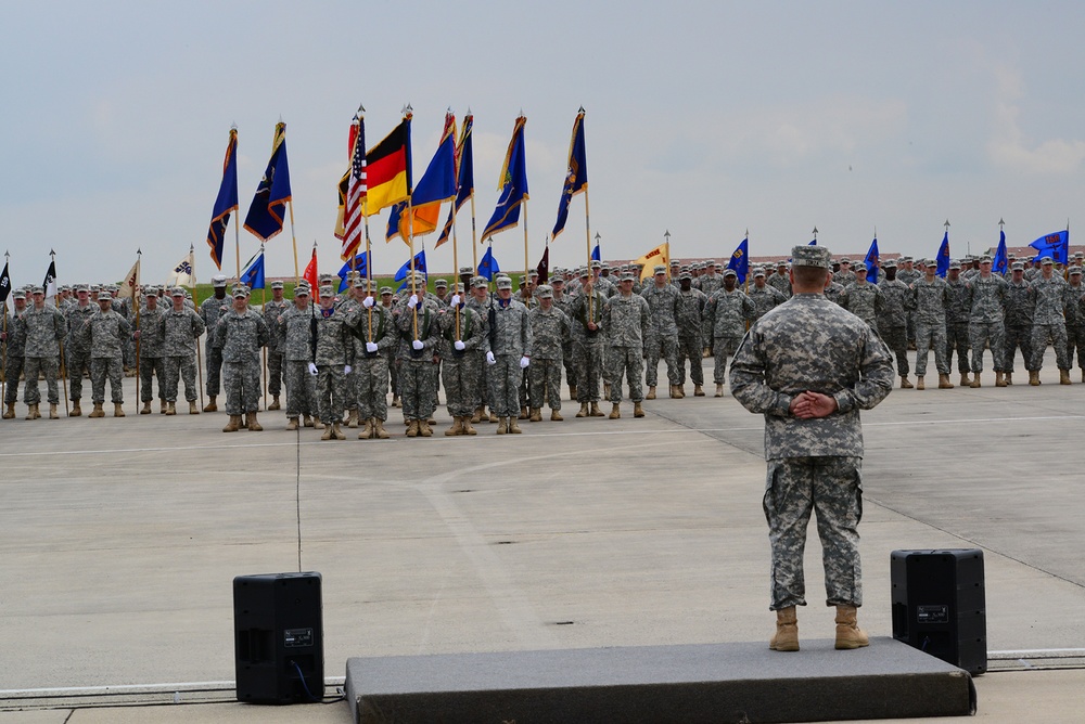 12th Combat Aviation Brigade change of command ceremony