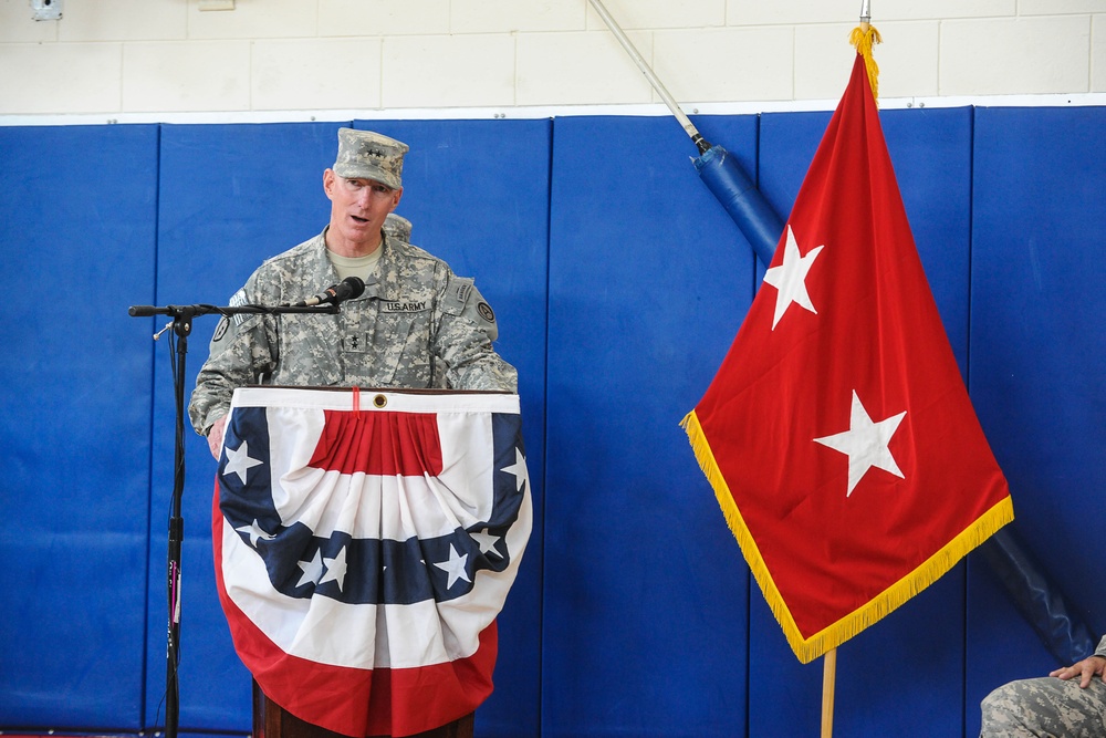 Area Support Group-Qatar change of command ceremony