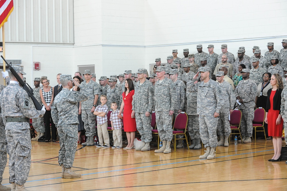 Area Support Group-Qatar change of command ceremony