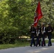 Rincon celebrates with Air Station Color Guard