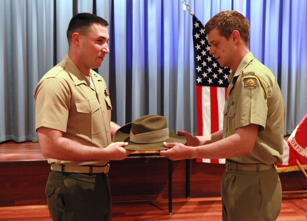 MRF-D service members and Australian soldiers graduate Corporals Course
