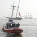 Coast Guard Station Cleveland Harbor on patrol at Cleveland Tall Ships Festival