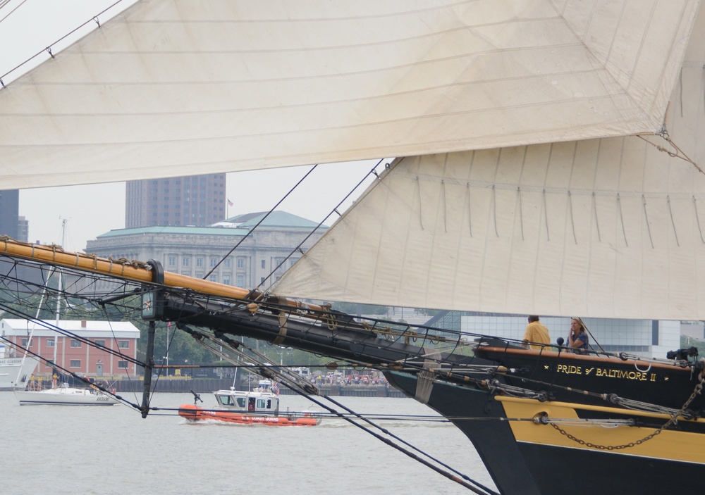 Coast Guard Station Cleveland Harbor ensures safety at Cleveland Tall Ships Festival