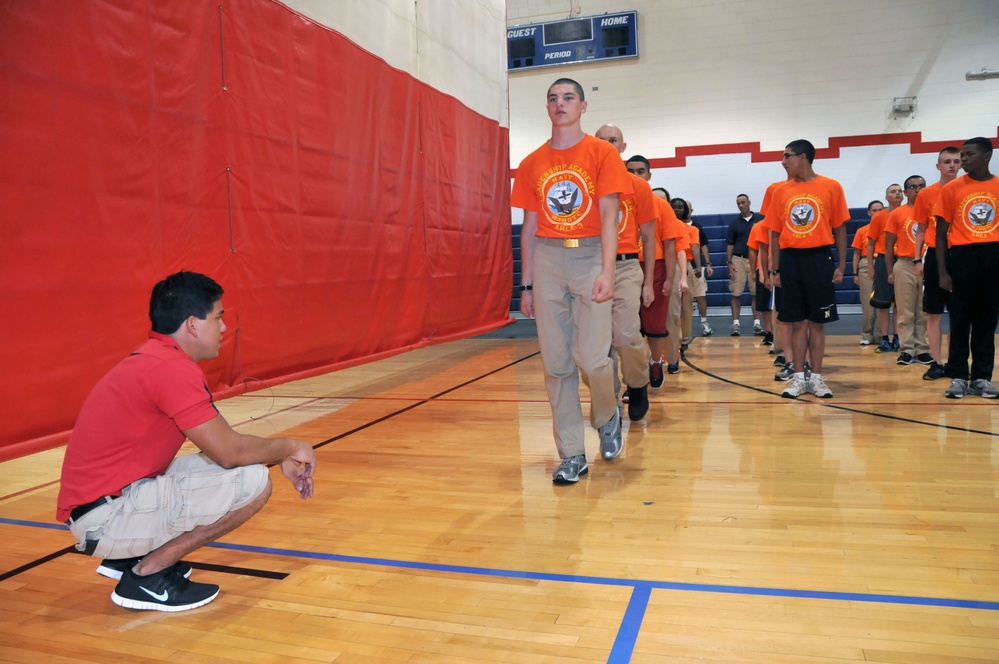 NROTC leadership academy event