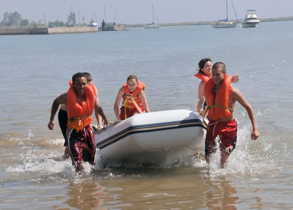 NROTC leadership academy event