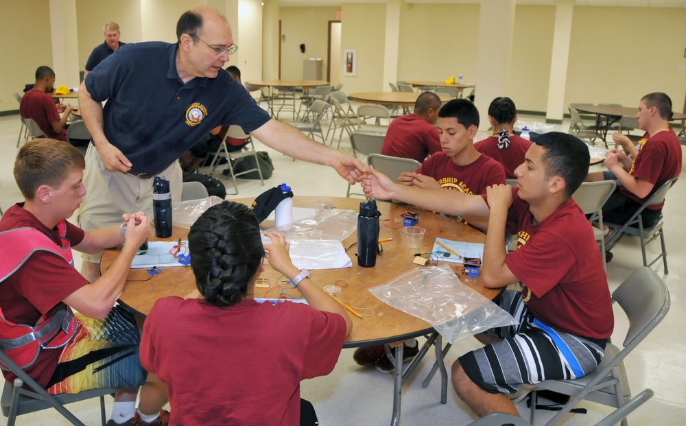 NROTC leadership academy event