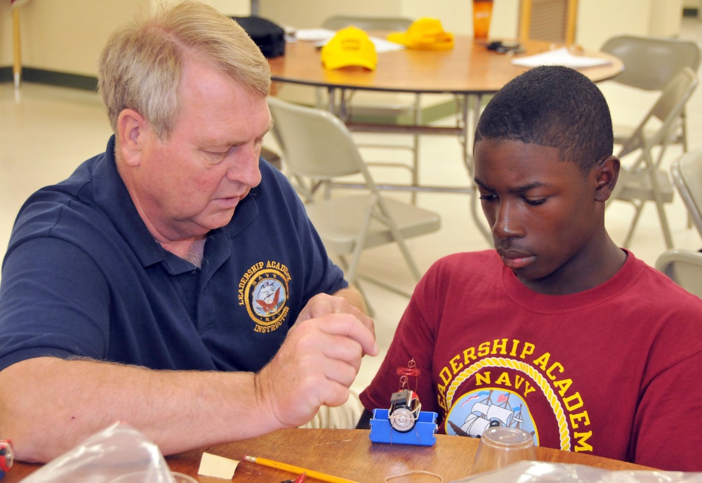 NROTC leadership academy event