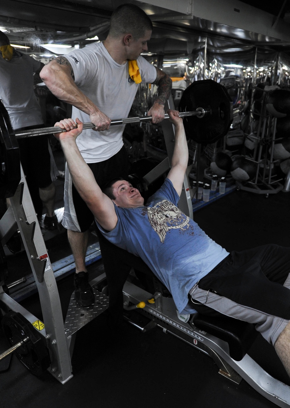 USS Nimitz sailors at work