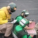 USS Nimitz flight deck action