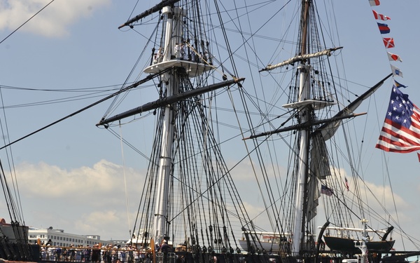 45-foot RBM escorts USS Constitution