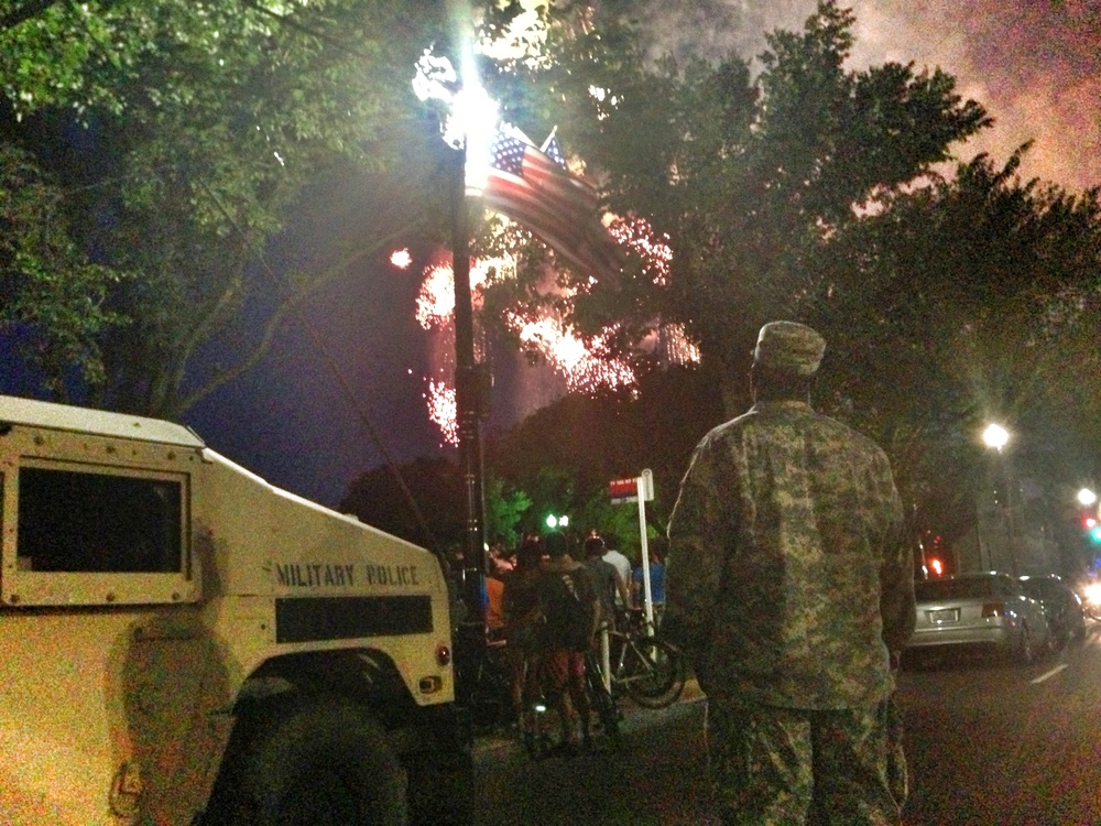 D.C. National Guard supports 4th of July celebration on the National Mall