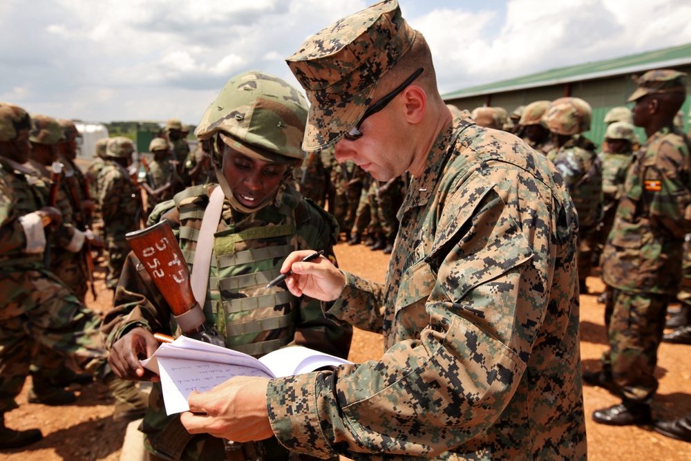 Marines, Sailors complete training in Uganda