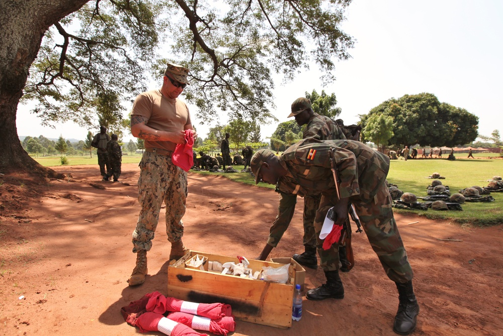 Marines, Sailors complete training in Uganda